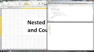 Excel VBA Nested Loops and Counters
