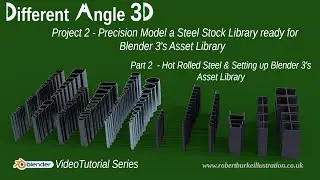 014 DA3D Precision Model a Steel Stock Library for Blender 3's Asset Browser - Part 2