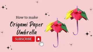 DIY Paper Craft: Making a Colorful Paper Umbrella