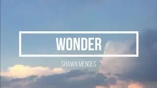 Shawn Mendes - Wonder (Lyrics)