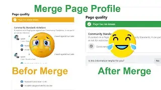 របៀប Merge Page Profile - How to Merge Page Profile | Merge Page Yellow Quality  To Green Quality