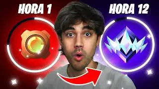 24 HORAS SUBIENDO de BRONCE a UNREAL en FORTNITE