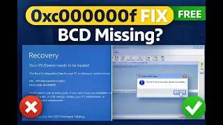BCD Missing / Corrupt? Fix Windows Boot Instantly (FREE Tool)