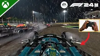 F1 24 Gameplay - Bahrain Race (Xbox Series X)