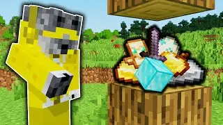 Minecraft Manhunt, But Every Item Drop Is Random...