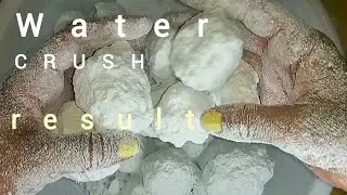 WATER CRUSHING REFORMS RESULT 🤍🤌🏻CRUNCHY CRUMBLY CHALK REFORMS/CHUNKS CHALK/POWDERY