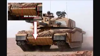 Exclusive footage on how the Tank Armour on Challenger 2, Leopard 2 and Abrams M1A2 works
