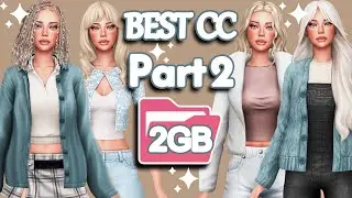 Best Maxis Match Female Cas CC Folder The Sims 4 Hair and Clothing PART 2