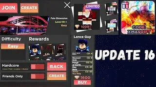 *Finally a new Dungeon, Christmas Update Part 2 | Roblox Anime Dimensions Simulator