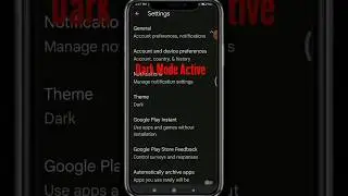 How to Google Play Store Theme Change #shortvideo