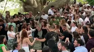 Greek Panigiri dancing with the devil