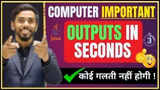 String Questions Output Questions Computer Java | Computer Class 10 | Output Computer Class 10