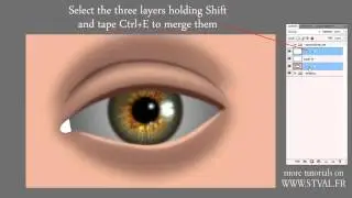 Part 2 3  How to draw realistic EYE NEW version