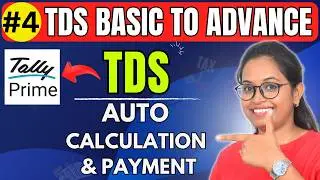 #4 TDS Accounting Entry in Tally Prime | Setup, Auto Calculation & Payment