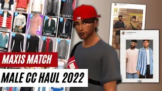 MALE MAXIS MATCH CC HAUL // Sims 4 Male Custom Content 2022 💗 + LINKS