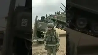 Авария БМП и зенитки: чурку посадили за руль