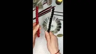 How to make a twisted candle? The secret to boosting your cleansing 