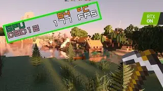 Minecraft Bedrock - RTX 4090 - Insane Performance - Realistic Textures - RAYTRACING - 4K