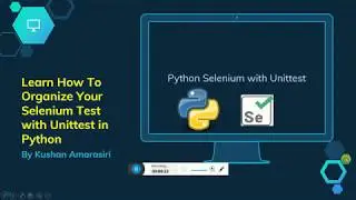 Organizing your Selenium Python test with Unittest