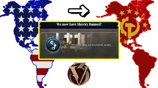 Emancipation of Slaves and Communist Revolution in the USA. [Victoria3]