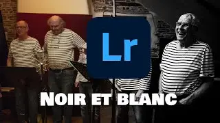 Séance de traitement noir et blanc des photographies du groupe Des gars de Vaugon.