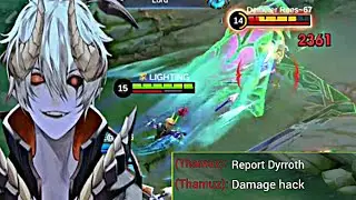 DYRROTH NEW META BUILD ONE HIT||Dyrroth gameplay