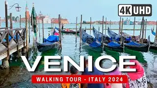 VENICE Walking Tour 4K 🇮🇹 ITALY 2024🛶with SUBTITLES (▶135 min)