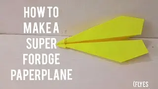 How to make a paper super forge plane || Make your craft