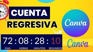 How to make a COUNTDOWN in CANVA