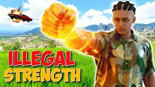Trolling SALTY Roleplayers With ILLEGAL Super Strength... GTA RP