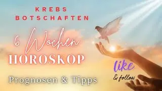 ♋KREBS Ein Neubeginn wartet! Grenzen setzen hilft👍 ⛔📍 #horoskop #tarot #november #dezember
