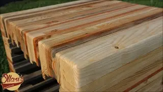 Make a Modern Pallet Stool / Coffee table