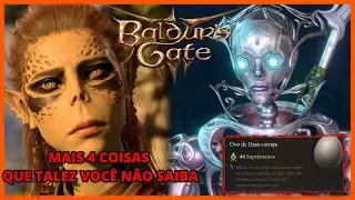 4 Coisas que talvez você não saiba sobre Baldur's Gate 3 mas que podem melhorar seu jogo