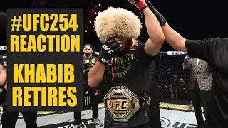UFC254 KHABIB RETIREMENT - REACTION