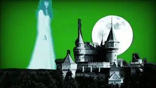 Horror effect green background|hounted house ghost effect green screen|