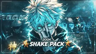 GOJO神 SHAKE PACK + 3D TEXT🎁 (Thank you for 200K!)💞