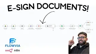 How to E-Sign Documents in n8n (Live Signature Capture!)