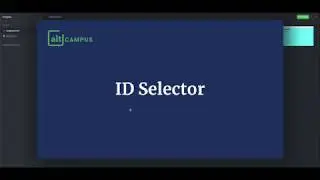 ID Selector | Type of selector in CSS