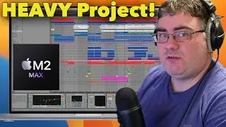 M2 Max MacBook Pro in HUGE Ableton Project