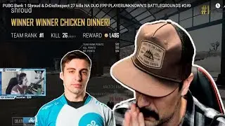 PUBG Rank 1 Shroud & DrDisRespect 27 kills NA DUO FPP [PLAYERUNKNOWN'S BATTLEGROUNDS]