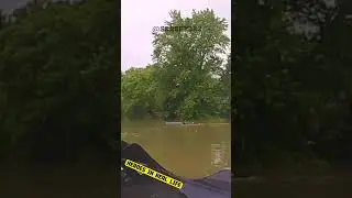 Rescued from a SINKING car. REAL LIFE HEROES 😱😱