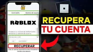 COMO RECUPERAR MI CUENTA DE ROBLOX sin CORREO ni TELEFONO