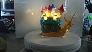 3D Print: Snail Fort (Castle) LOVELY Gadget // Stampa 3D: Chiocciola con Fortezza (Castello)