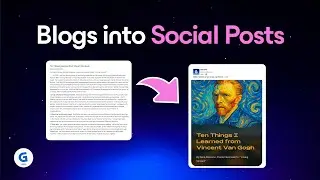 Blog to Social Post in Minutes Using Gamma