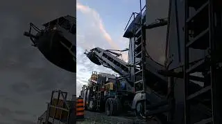 CMI PR-1050 Roto-Mill morning belt warming, converted into a cold in place expanded asphalt recycled