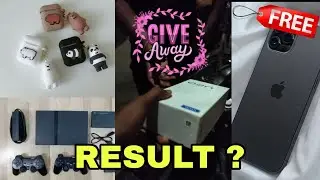 My First Giveaway Phone📱| giveaway Result | How to Participate 🔴 | Watch fully | 
