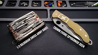 500 GRAM and 130mm Spydernox Knives - Large and Expensive SAKS | 4K
