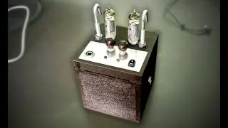 Small homemade tube guitar amp with 6J1/6K4 pentodes (demo and schematic walkthrough)