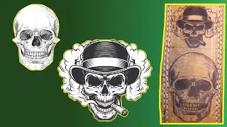 CNC 3018 PRO |GRABADO EN CUERO| LASER DE 15W|💀💀💀🦴🦴