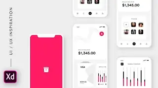 Wallet Mobile App UI/UX inspiration - #Adobe xd